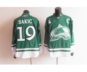 nhl jerseys colorado avalanche #19 sakic green