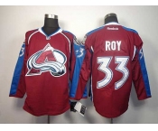 nhl jerseys colorado avalanche #33 roy red-blue