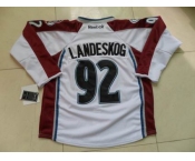 nhl jerseys colorado avalanche #92 landeskog white