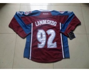 nhl jerseys colorado avalanche #92 landeskog(red blue)