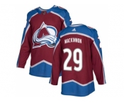 Youth Adidas Colorado Avalanche #29 Nathan MacKinnon Burgundy Home Authentic Stitched NHL Jersey