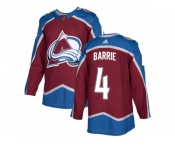 Youth Adidas Colorado Avalanche #4 Tyson Barrie Burgundy Home Authentic Stitched NHL Jersey