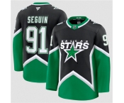 Men's Dallas Stars #91 Tyler Seguin Black 2025-26 Alternate Stitched Hockey Jersey Men's Dallas Stars #91 Tyler Seguin Black 2025-26 Alternate Stitched Hockey Jersey