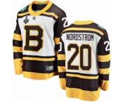 Men's Boston Bruins #20 Joakim Nordstrom White Winter Classic Fanatics Branded Breakaway 2019 Stanley Cup Final Bound Hockey Jersey