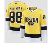 Men's Boston Bruins #88 David Pastrnak Gold 2026 Stadium Series Stitched Hockey Jersey Men's Boston Bruins #88 David Pastrnak Gold 2026 Stadium Series Stitched Hockey Jersey
