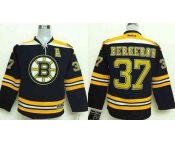 youth nhl boston bruins #37 bergeron black[patch A]