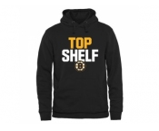 Boston Bruins Black Top Shelf Pullover Hoodie