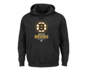Boston Bruins Majsetic Black Critical Victory VIII Pullover Hoodie