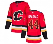 Calgary Flames #44 Tyler Graovac Authentic Red Drift Fashion Hockey Jersey
