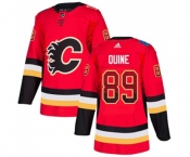 Calgary Flames #89 Alan Quine Authentic Red Drift Fashion Hockey Jersey