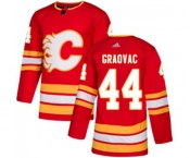 Youth Calgary Flames #44 Tyler Graovac Authentic Red Alternate Hockey Jersey