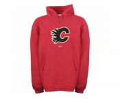 Reebok Calgary Flames Primary Logo Hooded Sweatshirt