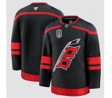 Men's Carolina Hurricanes Blank Black 2026 Stanley Cup Final Home Premium Hockey Stitched Jersey