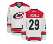 Men's Reebok Carolina Hurricanes #29 Bryan Bickell Authentic White Away NHL Jersey
