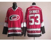 nhl jerseys carolina hurricanes #53 sklnner red