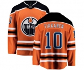 Youth Edmonton Oilers #10 Esa Tikkanen Fanatics Branded Orange Home Breakaway NHL Jersey