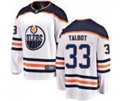 Youth Edmonton Oilers #33 Cam Talbot Fanatics Branded White Away Breakaway NHL Jersey