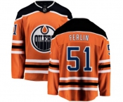 Youth Edmonton Oilers #51 Brian Ferlin Fanatics Branded Orange Home Breakaway NHL Jersey
