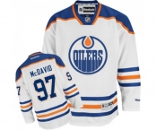 Youth Reebok Edmonton Oilers #97 Connor McDavid Authentic White Away NHL Jersey
