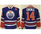 youth nhl jerseys edmonton oilers #14 eberle blue[patch A]