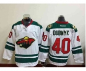 nhl jerseys minnesota wilds #40 dubnyk white