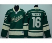 youth nhl jerseys minnesota wilds #16 zucker green