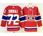 Men's Montreal Canadiens #72 Arber Xhekaj Red 2024-25 Stitched Jersey Men's Montreal Canadiens #72 Arber Xhekaj Red 2024-25 Stitched Jersey
