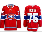 Men's Montreal Canadiens #75 Jakub Dobes Red 2024-25 Stitched Jersey Men's Montreal Canadiens #75 Jakub Dobes Red 2024-25 Stitched Jersey