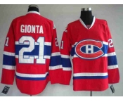 nhl montreal canadiens #21 gionta red ch