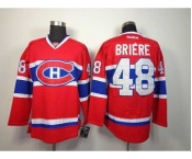 nhl jerseys montreal canadiens #48 briere red