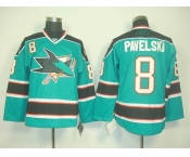 nhl jerseys san jose sharks #8 pavelski blue