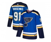 Youth Adidas St. Louis Blues #91 Vladimir Tarasenko Blue Home Authentic Stitched NHL Jersey