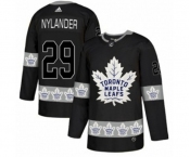 Adidas Toronto Maple Leafs #29 William Nylander Authentic Black Team Logo Fashion NHL Jersey