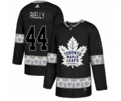 Adidas Toronto Maple Leafs #44 Morgan Rielly Authentic Black Team Logo Fashion NHL Jersey