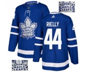 Adidas Toronto Maple Leafs #44 Morgan Rielly Authentic Royal Blue Fashion Gold NHL Jersey