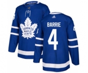 Men's Maple Leafs #4 Tyson Barrie Blue Home Stitched Hockey Jersey