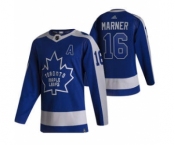Men's Toronto Maple Leafs #16 Mitchell Marner Blue 2020-21 Reverse Retro Alternate Hockey Jersey