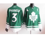 nhl Toronto Maple Leafs #3 Phaneuf green C