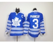 nhl jersey toronto maple leafs #3 phaneuf blue[2014 winter classic patch C]