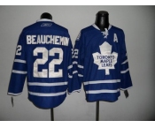 nhl jerseys toronto maple leafs #22 beauchemin blue