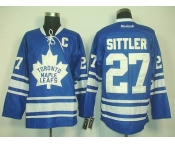 nhl jerseys toronto maple leafs #27 sittler blue