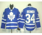 nhl jerseys toronto maple leafs #34 reimer blue