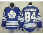 nhl jerseys toronto maple leafs #84 grabovski blue