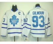 nhl jerseys toronto maple leafs #93 gilmour white(C)