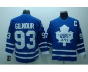 nhl toronto maple leafs #93 gilmour blue(c)
