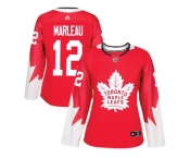 Women Adidas Toronto Maple Leafs #12 Patrick Marleau Red Team Canada Authentic Stitched NHL Jersey