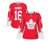 Women Adidas Toronto Maple Leafs #16 Mitchell Marner Red Team Canada Authentic Stitched NHL Jersey