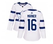 Women Adidas Toronto Maple Leafs #16 Mitchell Marner White Authentic 2018 Stadium Series Stitched NHL Jersey