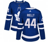 Women Adidas Toronto Maple Leafs #44 Morgan Rielly Authentic Royal Blue Home NHL Jersey