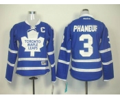 women nhl jerseys toronto maple leafs #3 phaneuf blue